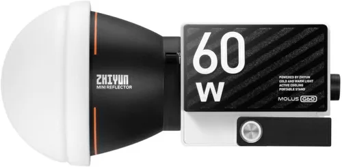 Vista 6 de Zhiyun MOLUS G60 60W COB LED luz de video 2700K-6500K iluminación de fotografía bicolor, compatible con control de aplicación Bluetooth