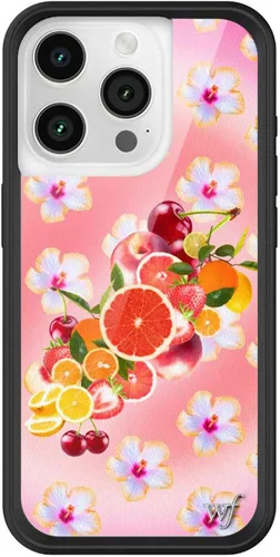 Vista 20 de Wildflower - Fundas compatibles con Apple iPhone 15 Pro Protector de goma negro, certificado de prueba de caída de 4 pies, propiedad de mujeres