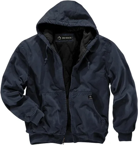 Vista 23 de dri-duck de los hombres 5020 Cheyenne con capucha chamarra de trabajo Negro
