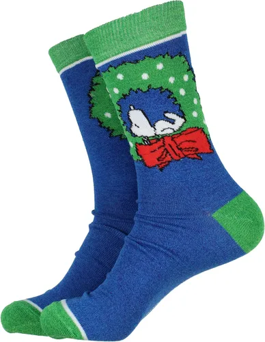 Vista 4 de Cacahuetes Snoopy Holiday 2 Pack de calcetines adultos