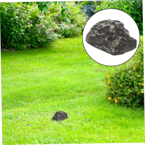 Vista 5 de Stone Key Hider Rock with Hidden Storage for Garden Landscaping