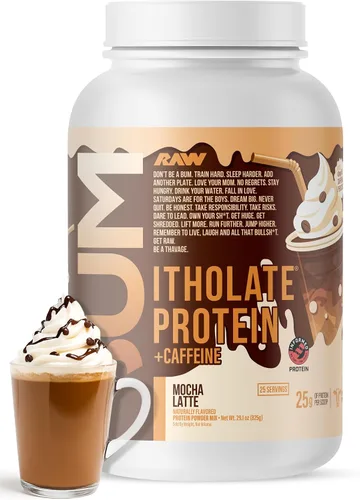 Vista 15 de Proteína aislada de suero en polvo RAW Whey Isolate, pastel de cumpleaños (CBUM Itholate Protein) – Polvo de nutrición deportiva 100 % de animales