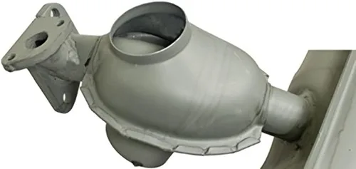 Vista 2 de Silenciador, repuesto fabricado en Europa para VW 1300-1600 Tipo 1, compatible con Dune Buggy
