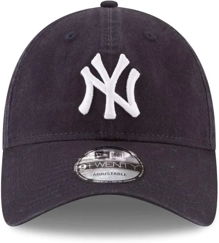 Vista 2 de New Era MLB Khaki Core Classic 9TWENTY - Gorra ajustable de tamaño único, New York Yankees Navy, Talla única