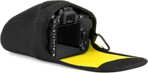 Vista 6 de Mega Gear Nikon D7500 MG1252 - Funda de neopreno ultraligera para cámara, con mosquetón, color negro