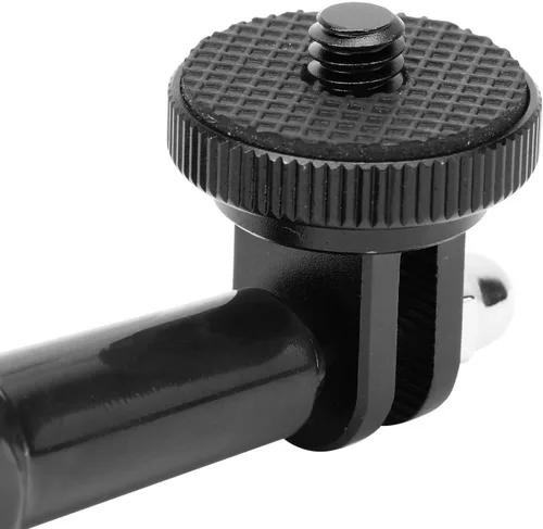 Vista 8 de Soporte de cámara de aleación de aluminio Soporte de extensión Brazo de extensión para Insta360 ONE X/X2 (negro)
