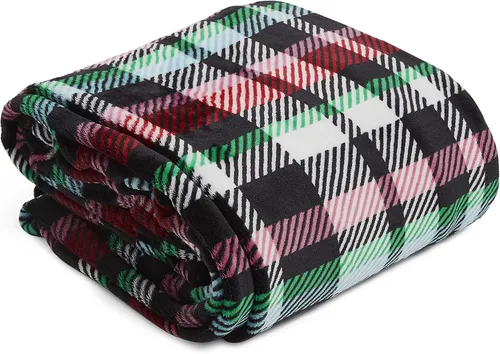 Vista 18 de Vera Bradley Manta de forro polar para mujer, manta de felpa suave para sofá, dormitorio y decoración del hogar