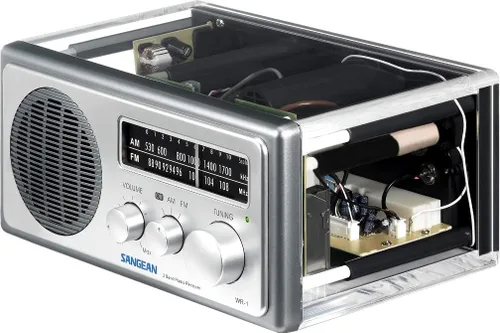 Vista 3 de Sangean Radio transparente AM FM
