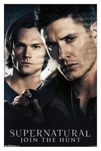 Vista 13 de Trends International Supernatural - Póster de pared de hermanos, 14.725 x 22.375 pulgadas, versión enmarcada de madera de granero