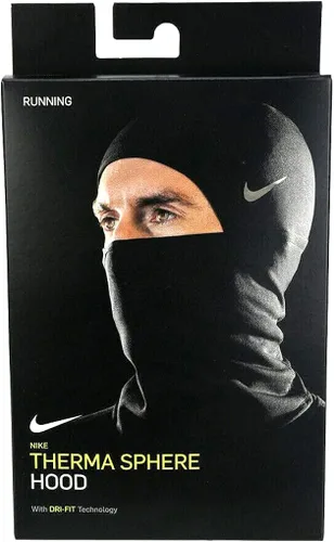 Vista 4 de Nike Pasamontañas con capucha de esfera térmica unisex tecnología Dri-Fit Negro