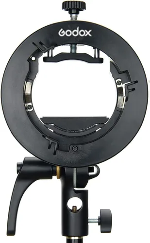Vista 9 de Godox Soporte tipo S Bowens Mount Holder para Speedlite Flash Snoot Softbox Honeycomb y Godox TT685II V860III Flash