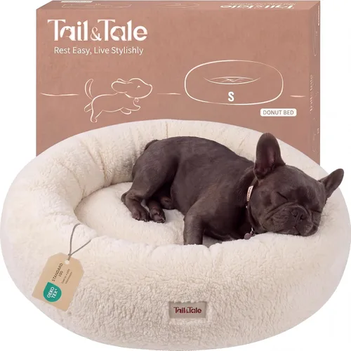 Vista 12 de Cama refrescante y calmante para perros grandes – Cama ortopédica redonda de espuma viscoelástica para aliviar la ansiedad y apoyo