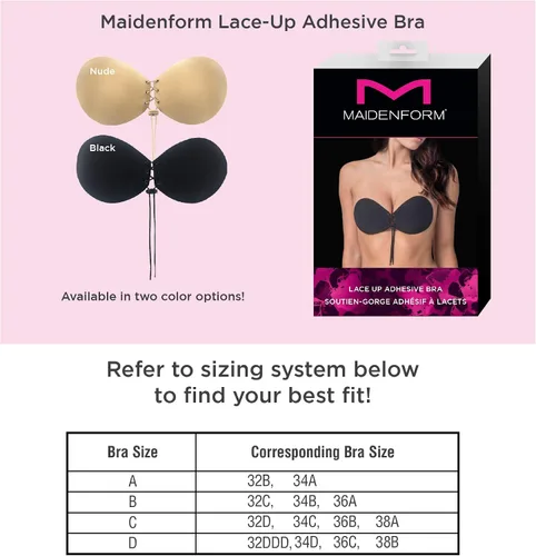Vista 4 de Maidenform Sujetador adhesivo con cordones, S