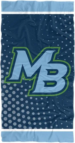 Vista 66 de LOGOVISION Manta Abilene Christian University, 30x60 Logo Dots CottonFront/PolyBackBeachTowel
