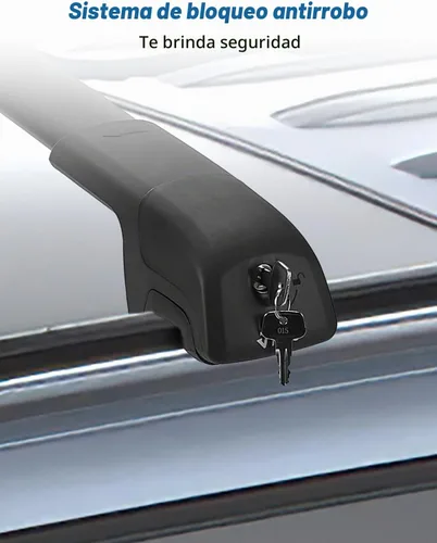 Vista 2 de JOYTUTUS Barras transversales de techo con cerradura compatibles con Chevy Chevrolet Traverse 2022-2026, barras transversales antióxido de aluminio