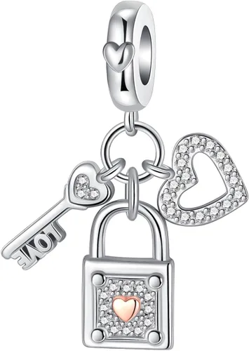 Vista 298 de Dije de girasol con diseño de estrella y luna y elefante para pulsera, collar de plata de ley 925, dijes de corazón de amor para mujer, regalo