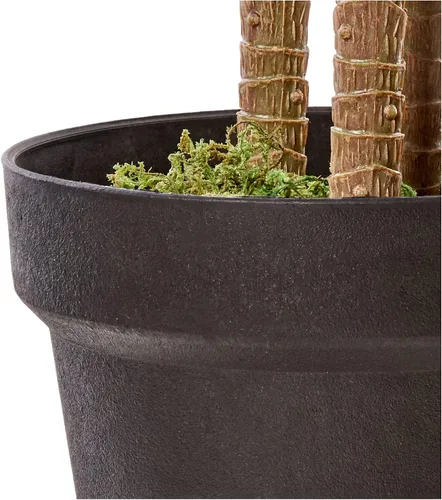 Vista 4 de Nearly Natural Planta de seda Dracaena de 6 pies (tacto real)