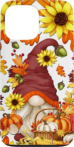 Vista 24 de Hello Fall Sunflower Gnome Pattern for Women Cute Autumn Case for iPhone 17