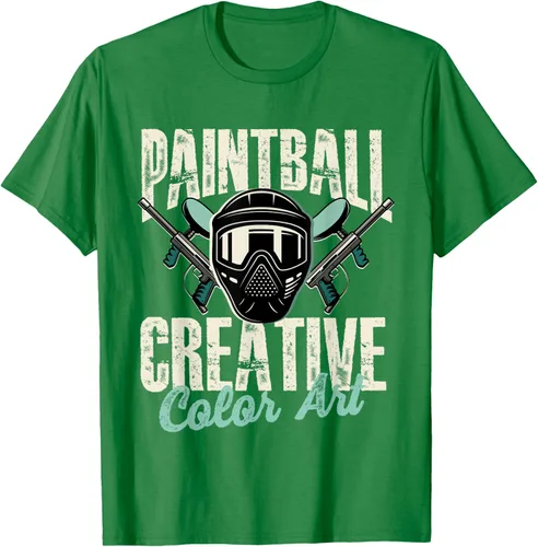 Vista 4 de Paintball Creative Color Art - Camiseta Paintball Paintball, Negro