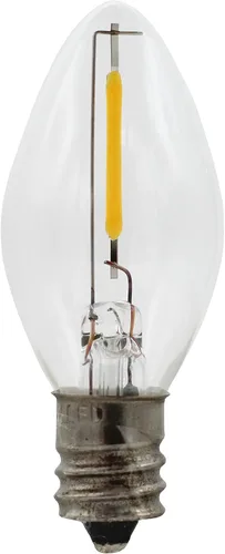Vista 6 de Creative Hobbies® Cable de lámpara de repuesto de una sola luz para casa de pueblo de Navidad, incluye bombilla LED, 1 paquete