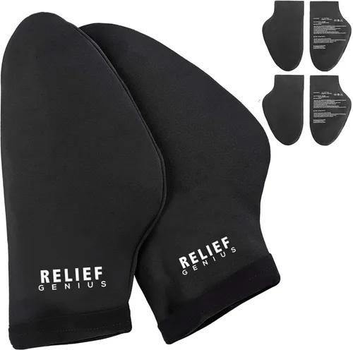 Vista 10 de Relief Genius - Calcetines de terapia de frío y guantes fríos para neuropatía de quimioterapia, paquete de cuidado de quimioterapia para mujeres