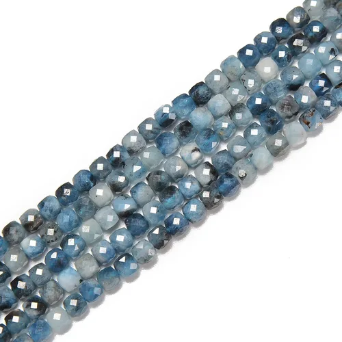 Vista 37 de JM Design Cuentas de 5/64 de pulgada 01 con forma de cubo liso multicolor para manualidades y fabricación de joyas (pulseras, collares, pendientes)
