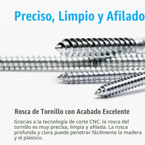 Vista 4 de Juego surtido de 570 tornillos autorroscantes, M3/M4/M5/M6 304, tornillos de chapa de acero inoxidable 304, surtido de tornillos de madera Phillips