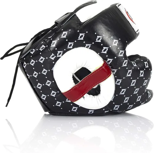 Vista 3 de Fairtex Muay Thai & Boxing Headgear Protector de cabeza protector con correas ajustables, acolchado multicapa, visión mejorada y cobertura