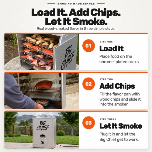 Vista 8 de Smokehouse Products Big Chief - Ahumador eléctrico