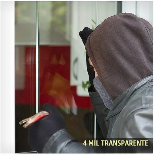 Vista 5 de BDF S4MC, película para ventana, transparente, de 4 milímetros. Brinda privacidad y seguridad