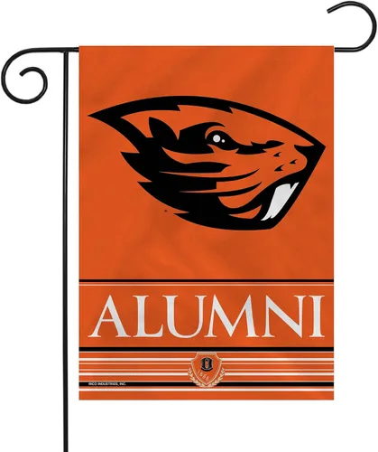 Vista 18 de Rico Industries NCAA Alumni - Bandera de jardín de doble cara de 13 x 18 pulgadas
