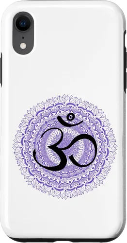 Vista 8 de Funda de meditación hindú para iPhone 12 Pro Max Om Yoga Ohm