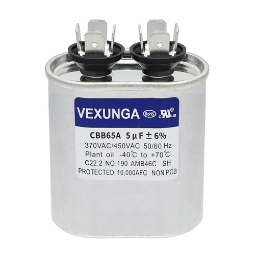 Vista 46 de VEXUNGA Capacitor Dual de Arranque Redondo A/C de 50/5 uF 50+5 MFD 370VAC o 440VAC CBB65 CBB65B Capacitores de Aire Acondicionado para Motor