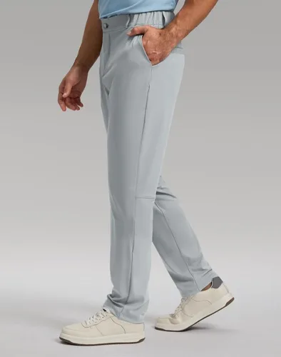 Vista 2 de Soothfeel Pantalones de golf para hombre con 5 bolsillos, ajustados, elásticos, casuales, de viaje, pantalones de trabajo para hombre