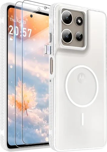 Vista 499 de Jshru Funda para Samsung Galaxy S26 Plus/Galaxy S25 Plus: para Galaxy S24 Plus [compatible con Magsafe] [2 protectores de pantalla HD] cubierta