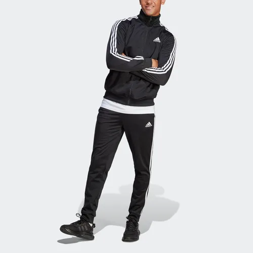 Vista 4 de adidas Traje deportivo básico de tricot de 3 rayas para hombre