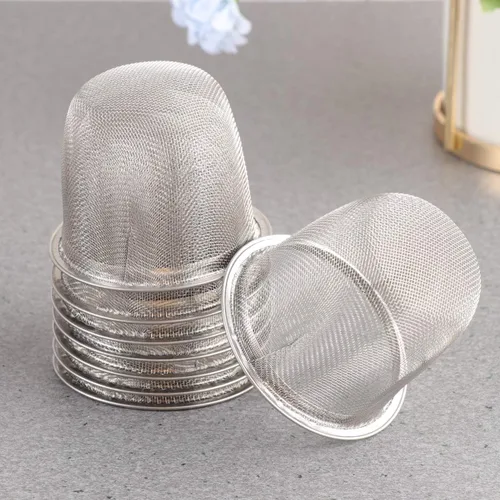 Vista 7 de Tofficu Filtro de malla de filtro de té de acero inoxidable para té de hojas sueltas Inserto de malla fina para elaboración casera de 2.28 pulgadas
