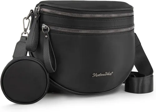Vista 13 de Montana West Bum Bag - Bolso cruzado de nailon para mamá con monedero