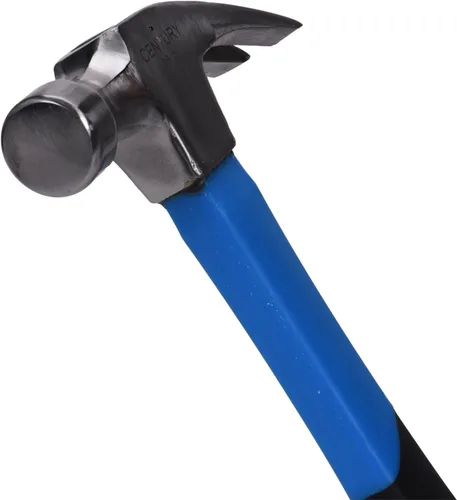 Vista 3 de Century Drill & Tool 72244 Martillo de Fibra de Vidrio, 16 onzas., Estilo de Garra: Rasgado Longitud total de 13 pulgadas, cortes de acero y fibra