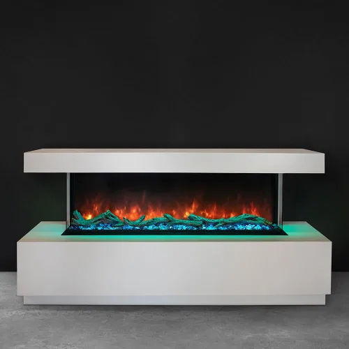 Vista 3 de Modern Flames Chimenea eléctrica Landscape Pro Multi de 44 pulgadas para montaje en pared - LPM-4416