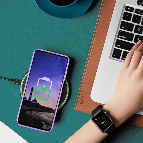 Vista 4 de GUAGUA Funda compatible con Motorola Moto G Power 5G 2023 de 6.5 pulgadas que brilla en la oscuridad, nebulosa espacial luminosa nocturna delgada