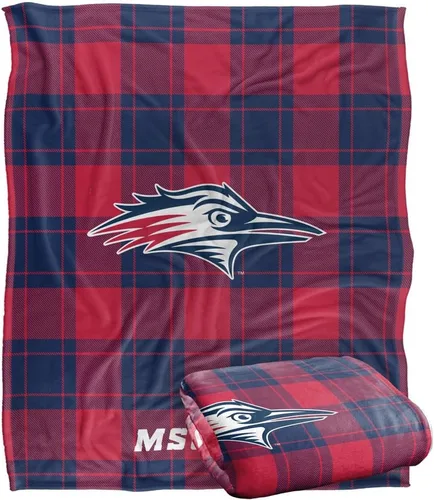 Vista 226 de LOGOVISION St John's University Campus Plaid Spirit Silky Touch Manta súper suave 36 x 58 pulgadas