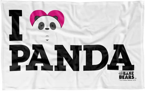 Vista 5 de LOGOVISION We Bare Bears - Manta de forro polar con diseño de corazón de 36 x 58 pulgadas
