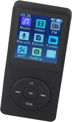 Vista 8 de Reproductor de música multimedia Reproductor de música Apagado rápido Fácil uso portátil 1.8 pulgadas LCD MP4 (negro)