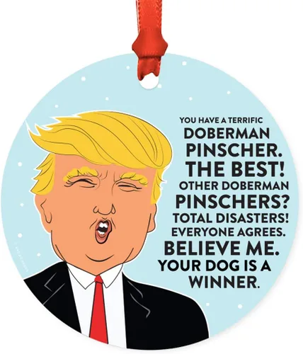 Vista 127 de Andaz Press - Adorno para árbol de Navidad con diseño de perro con texto en inglés "You Have a Terrific Affenpinscher" (MDF)