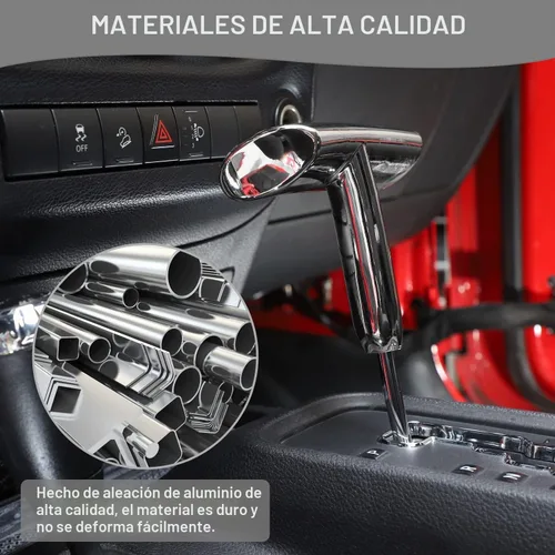 Vista 3 de Pomo de palanca de cambios de metal con mango en T para Jeep Wrangler 2008-2014, Liberty/Durango 2011-2014, Grand Cherokee 2011-2013, Dodge Ram