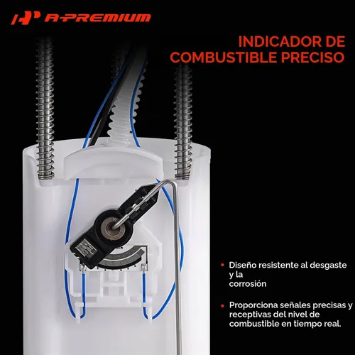 Vista 5 de A-Premium - Módulo de bomba de combustible eléctrica con unidad de envío compatible con Honda Civic 2002, 2003, 2004, 2005, 1.3L, 1.7L, 2.0L