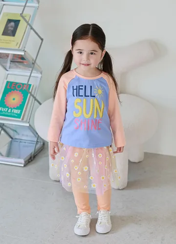 Vista 5 de CHATTER CARROT Camisetas gráficas de algodón casual para niñas pequeñas y niños pequeños