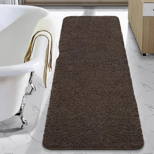Vista 16 de LOCHAS Alfombra de baño de microfibra antideslizante de 36 x 24 pulgadas Gris