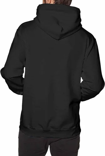 Vista 4 de Sudadera con capucha de manga larga para hombre, con estampado 3D, con cordón